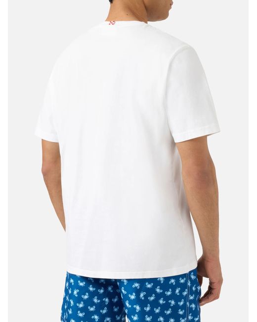 Mc2 Saint Barth White Portofino T-Shirt for men