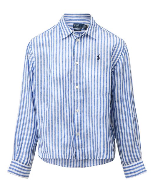Ralph Lauren Blue Striped Shirt
