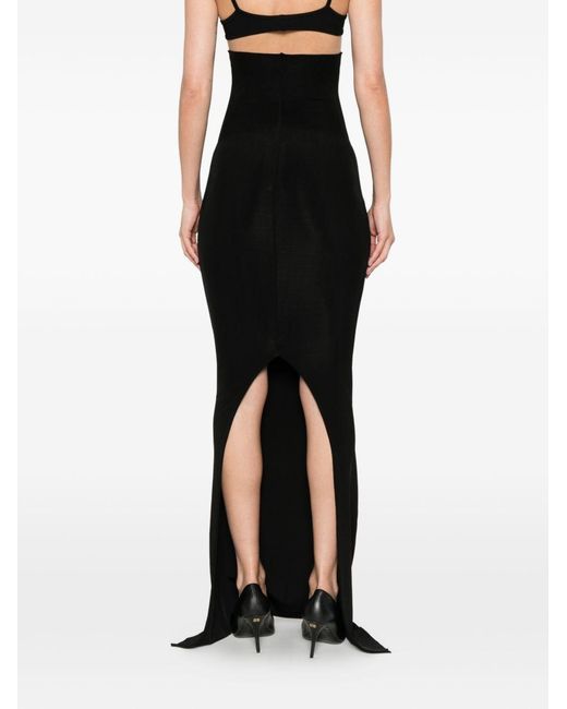 Rick Owens Black Maxi Skirt