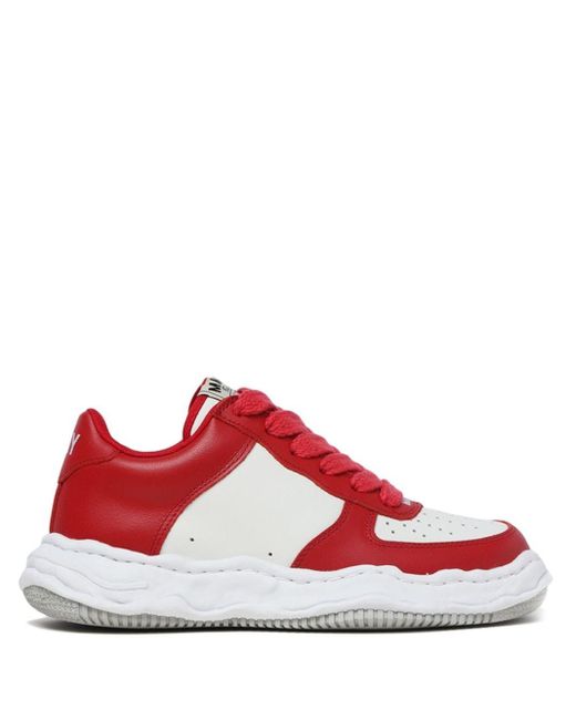 Maison Mihara Yasuhiro Red Wayne Lowe Sneakers for men