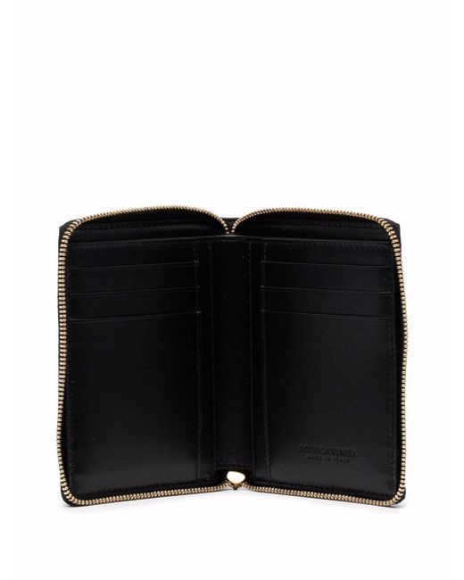 Portafoglio Cassette di Bottega Veneta in Black