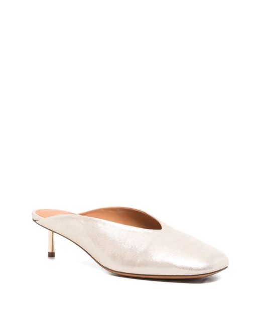 Forte_forte Natural Leather Mules