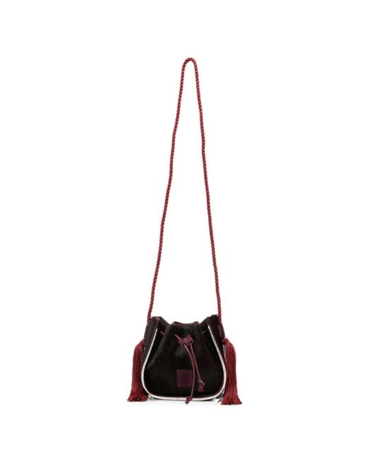 Forte_forte White My Pepita Leather Bucket Bag