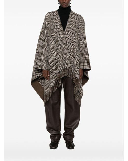 Brunello Cucinelli Gray Cashmere Poncho