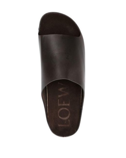 Loewe Gray Slipper With Logo for men