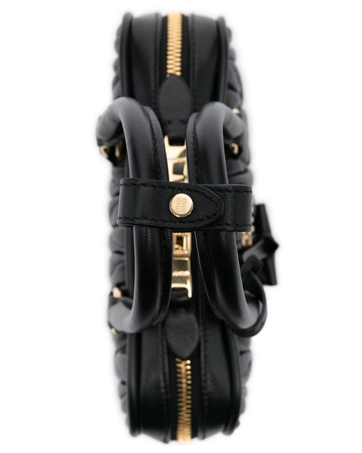 Miu Miu Black Arcadie Mini Leather Handbag