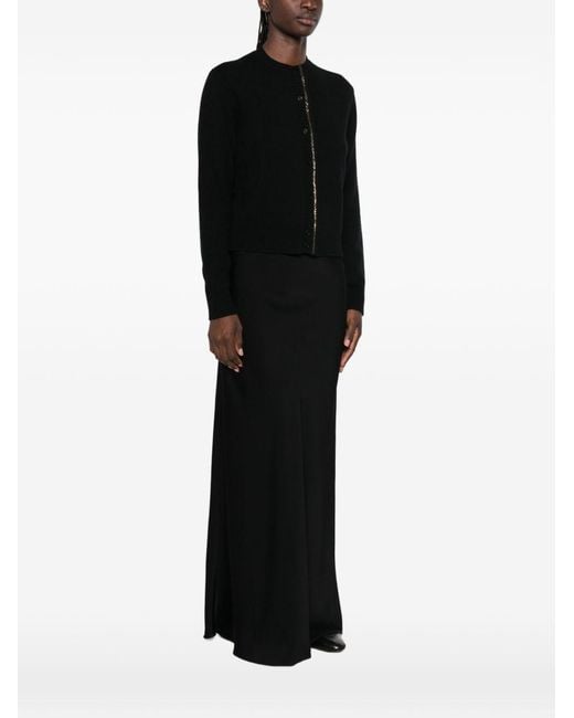 Fabiana Filippi Black Wool Cardigan