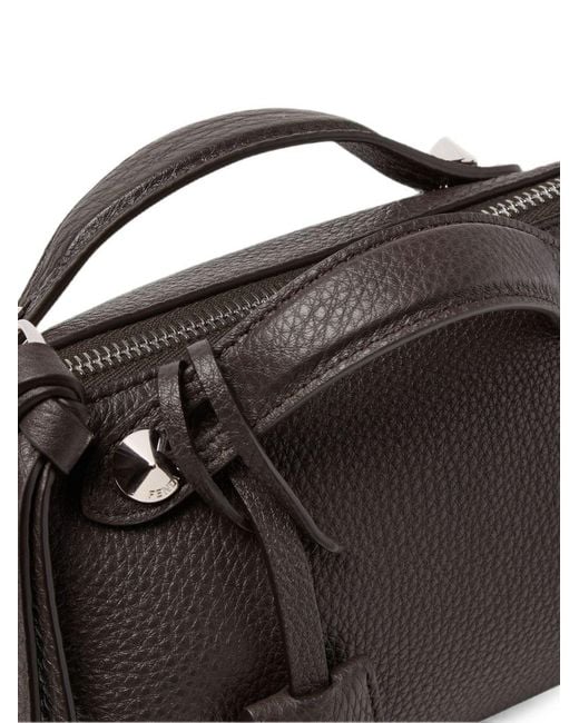 Fendi Brown By The Way Mini Leather Handbag