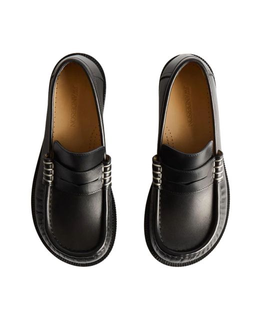 J.W. Anderson Blue Moccasin Loafer for men