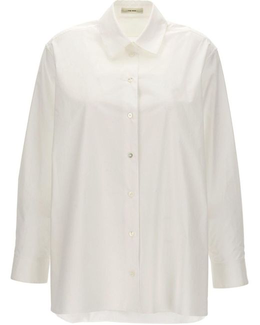 The Row White Sisilia Cotton Shirt