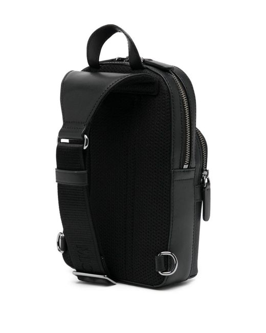 Michael Kors Black Edison Logo Shoulder Bag for men