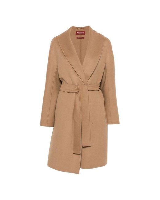 Max Mara Natural Wool Coat