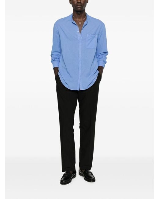 Emporio Armani Blue Cotton Shirt for men