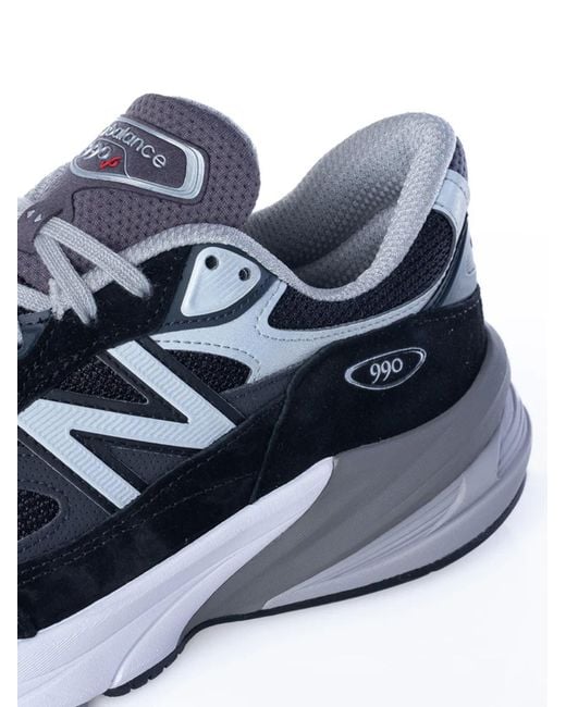 New Balance Black Sneaker 990 V6 for men