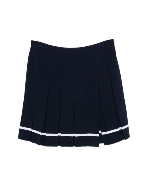 Iceberg Blue Pleated Skirt