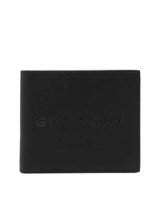 Givenchy Black Billfold Leather Wallet for men
