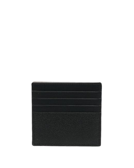 Loewe Black Leather Card Holder for men