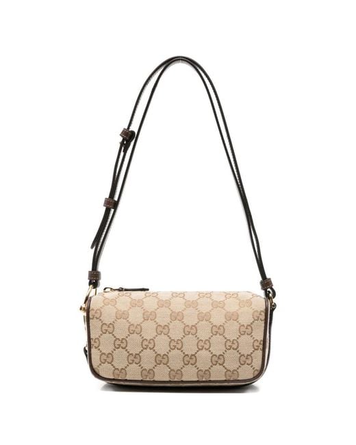 Gucci White Half Horsebit Mini Bag