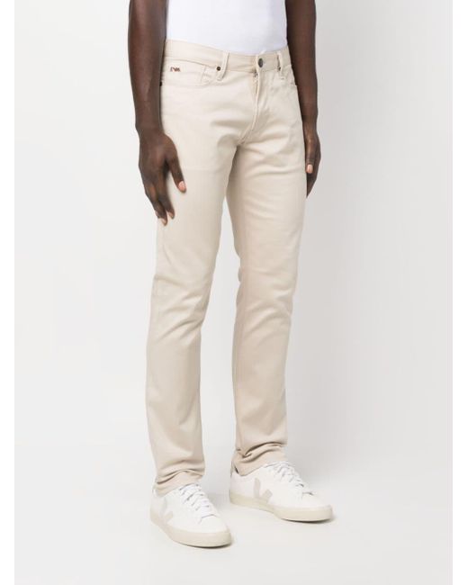 Emporio Armani White Denim Cotton Jeans for men