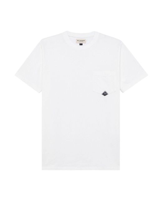 Roy Rogers White Pocket T-Shirt for men