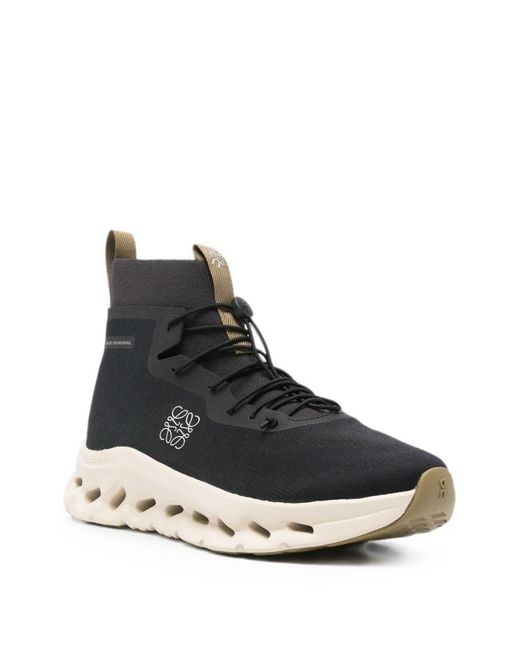Loewe X On Black Cloudtilt Hi Sneakers for men