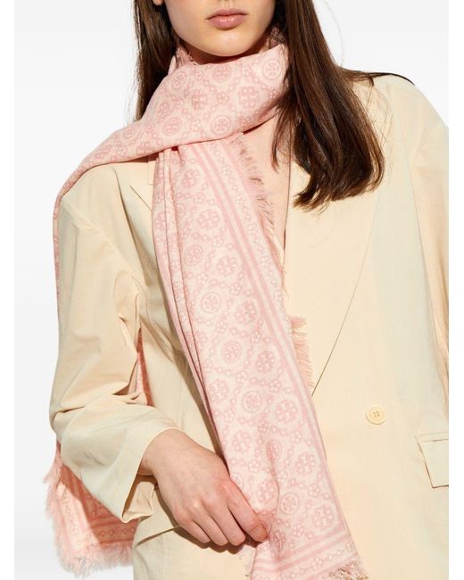 Sciarpa di Tory Burch in Pink