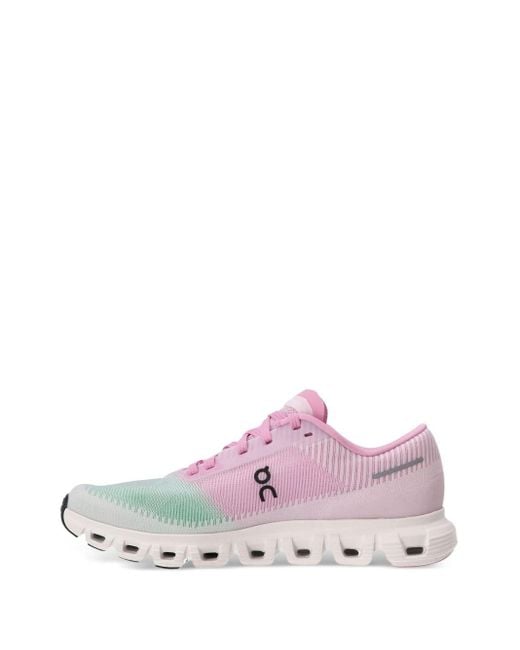 On Shoes Pink Cloud Push Sneakers