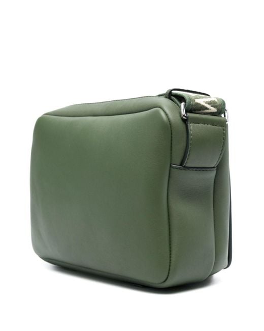 Loewe Green Messenger Bag With Logo for men