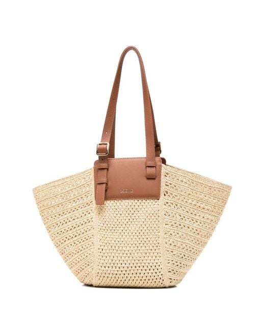 Loewe Natural Hammock Rafia Cabas Bag