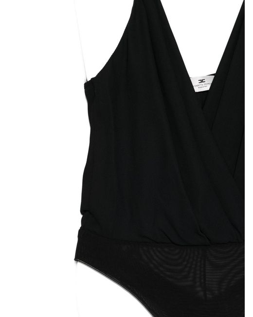 Elisabetta Franchi Black Bodysuit