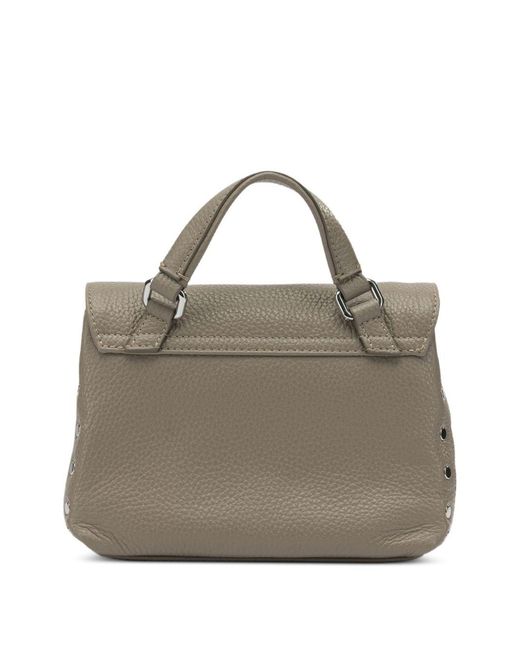 Zanellato Metallic Postina Daily Giorno Baby Leather Handbag