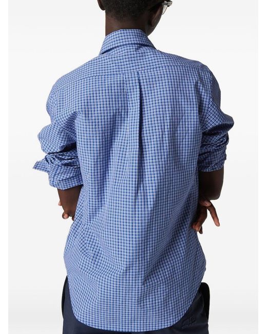 Miu Miu Blue Check Shirt