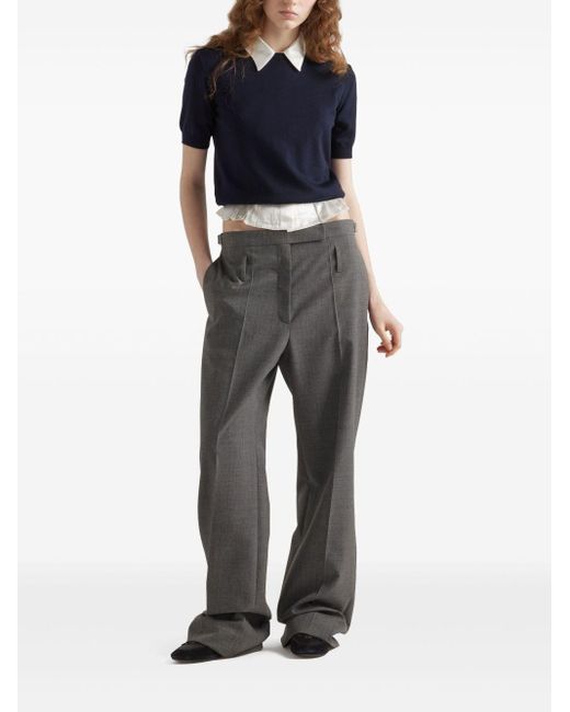 Top di Prada in Blue