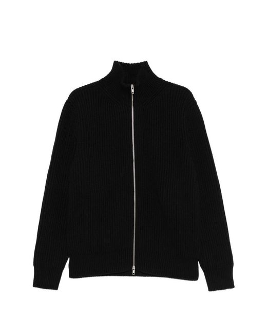 MM6 by Maison Margiela Black Wool Zipped Jacket for men