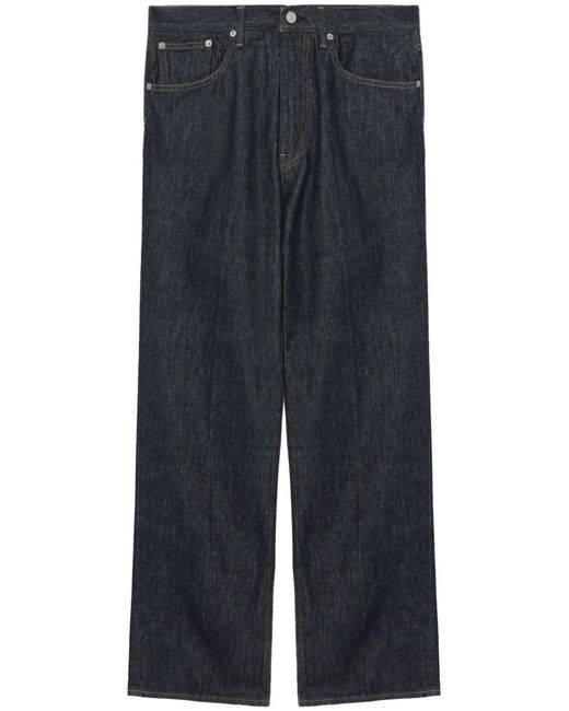 Auralee Blue Twist Denim Jeans for men