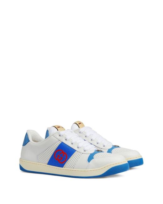 Gucci Blue Screener Sneakers for men