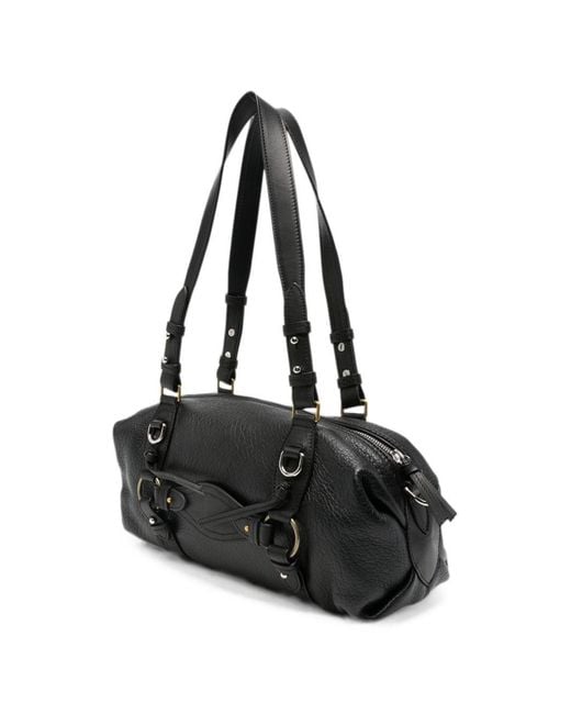 Isabel Marant Black Talpa Mini Leather Shoulder Bag