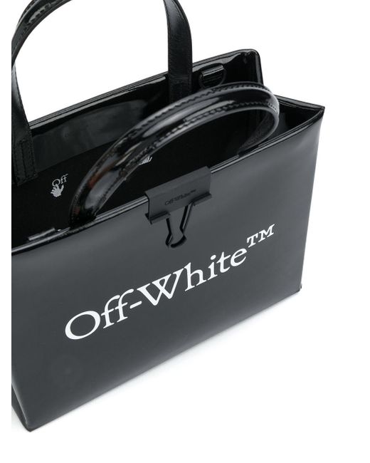 Off-White c/o Virgil Abloh Small Box Tote Bag in Black