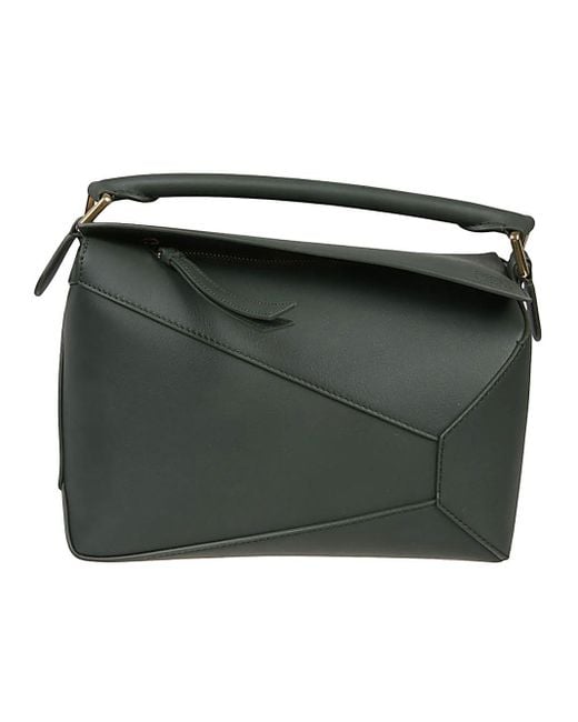 Loewe Black Puzzle Edge Small Leather Handbag