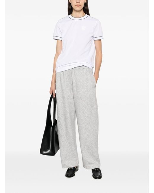 Brunello Cucinelli White Cotton Blend Sweatpants