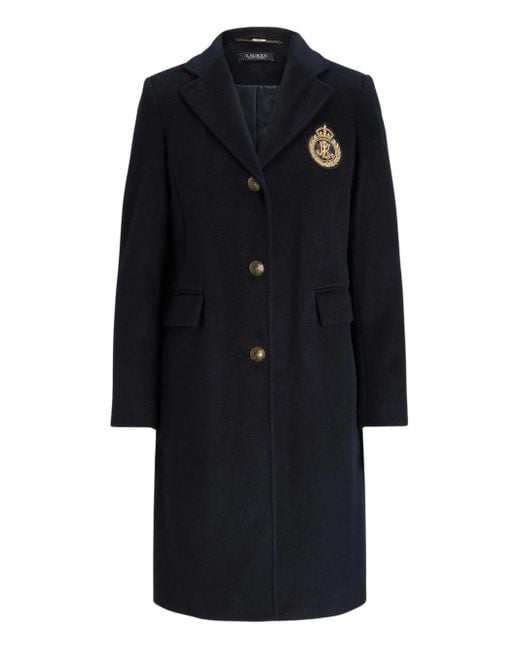 Ralph Lauren Blue Belted Coat