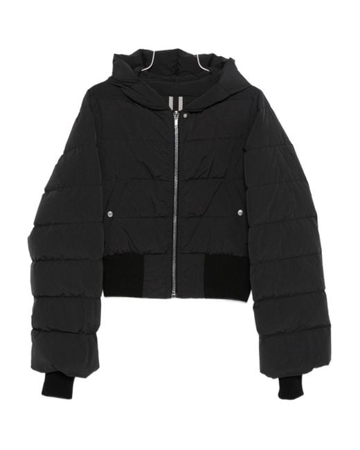 Rick Owens Black Short Down Jacket