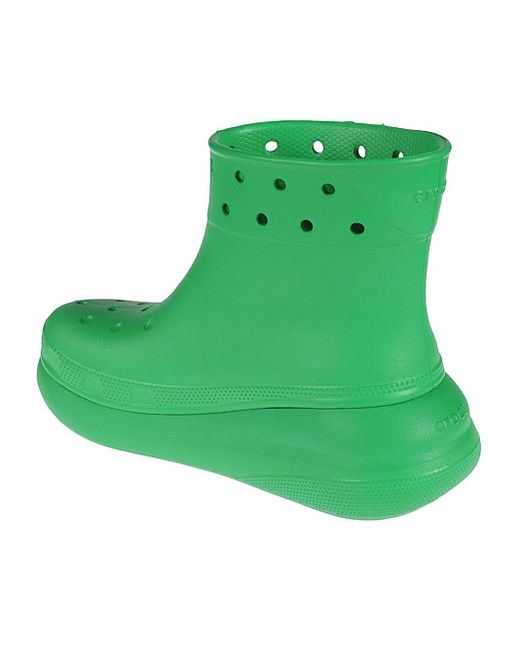 CROCSTM Green Classic Crush Rain Boots