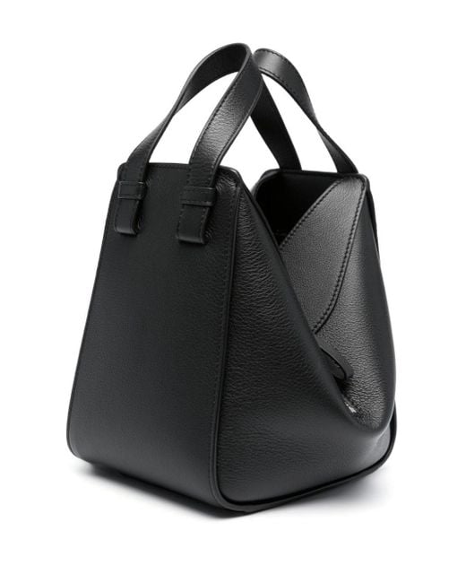 Loewe Black Hammock Compact Leather Handbag