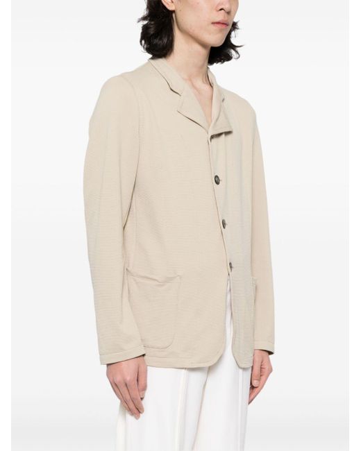 Emporio Armani Natural Single-Breasted Jacket for men