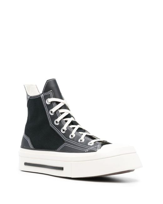 Converse Black Chuck 70 De Luxe Squared Hi Sneakers