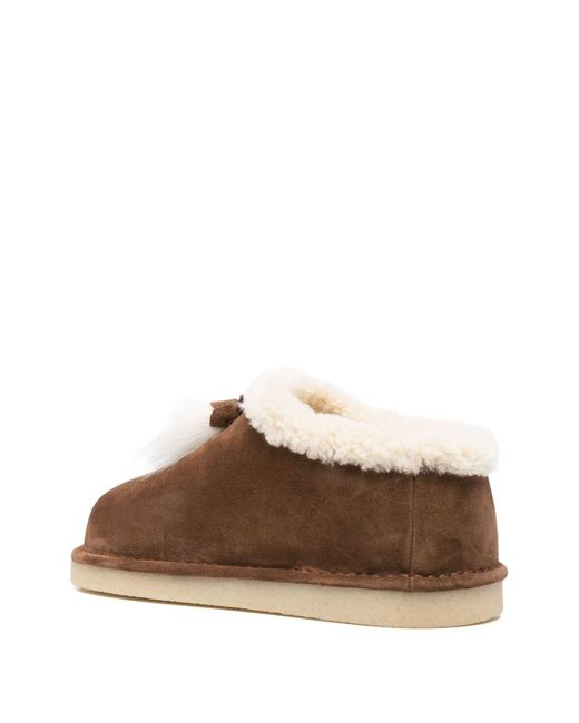 Miu Miu Brown Suede Leather Boots