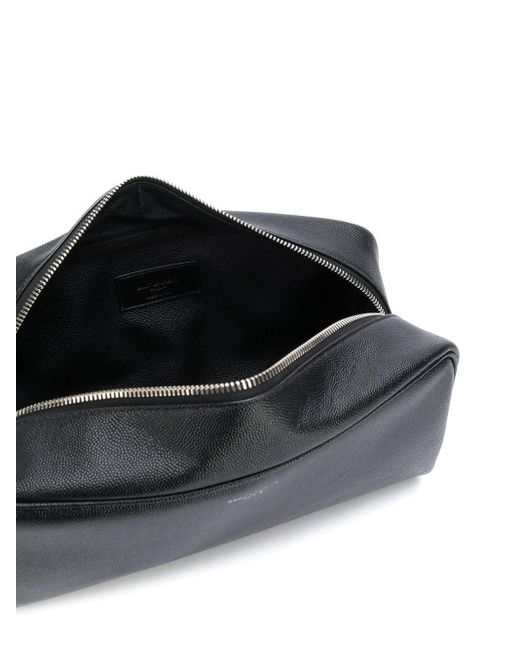 Astuccio Da Bagno Con Zip di Saint Laurent in Gray da Uomo