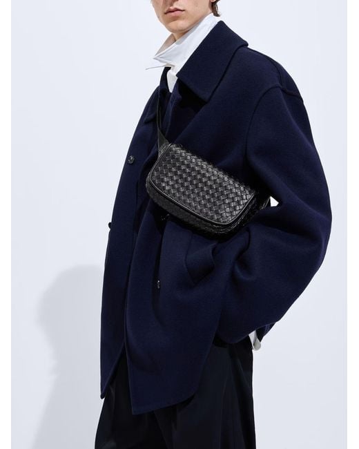 Bottega Veneta Black Veneto Belt Bag for men