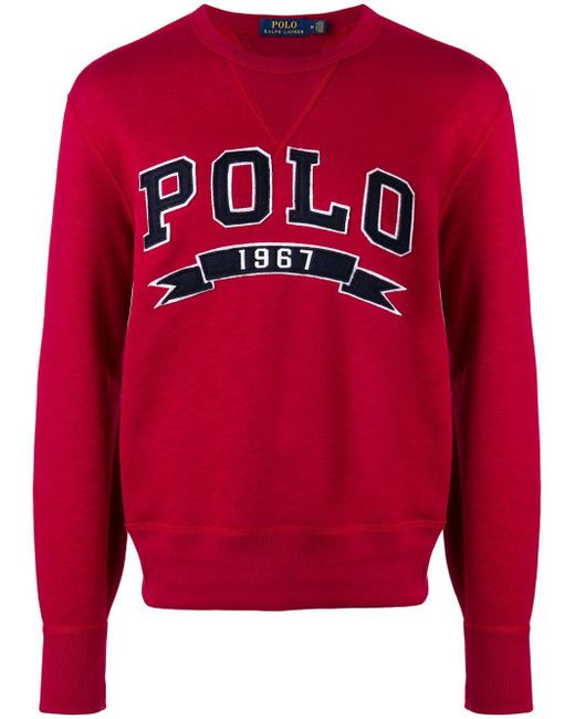 Polo Ralph Lauren Red Polo 1967 Sweatshirt for men